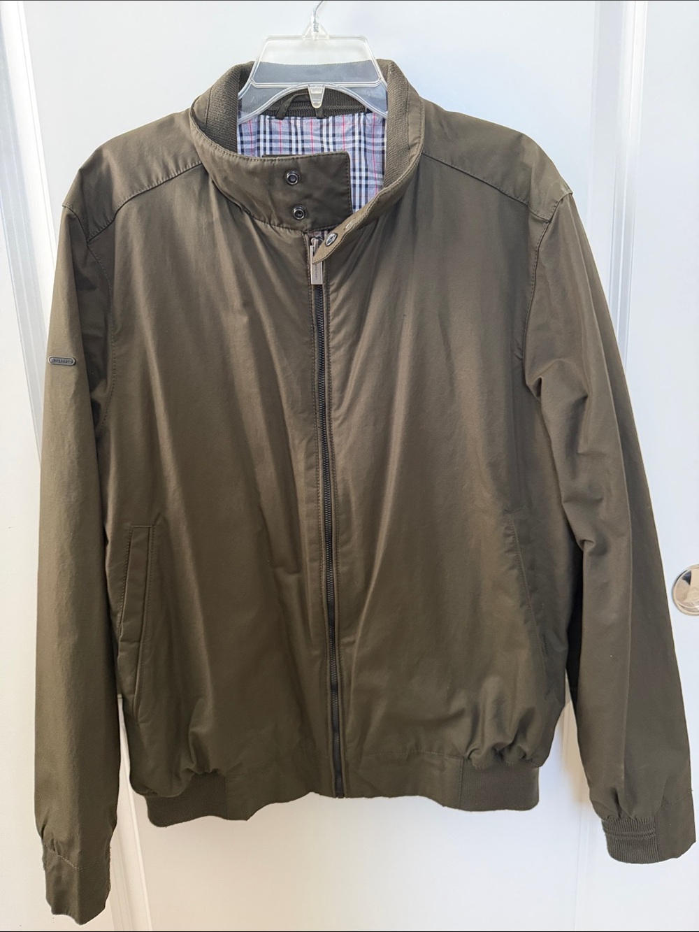 Superdry Men's Olive Green Bomber Jacket